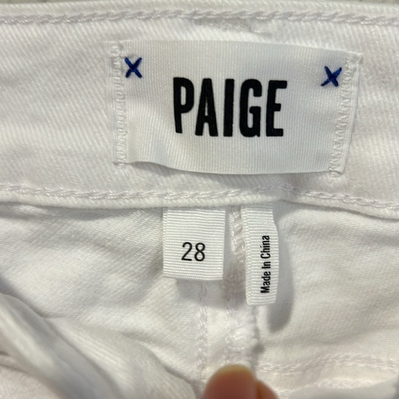 Paige White Jax Knee shorts size 28 - Picture 6 of 11